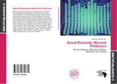 Buchcover von David Richards (Record Producer)