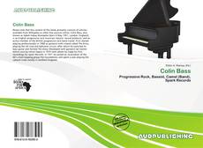 Portada del libro de Colin Bass