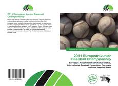 Borítókép a  2011 European Junior Baseball Championship - hoz