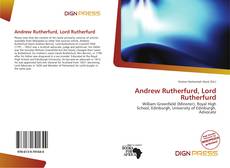 Andrew Rutherfurd, Lord Rutherfurd的封面