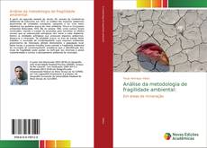 Buchcover von Análise da metodologia de fragilidade ambiental:
