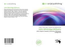 Обложка John Whitridge Williams