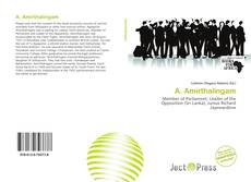 Copertina di A. Amirthalingam