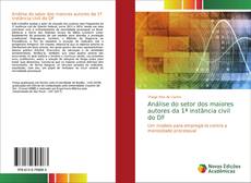 Buchcover von Análise do setor dos maiores autores da 1ª instância civil do DF