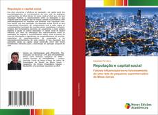 Buchcover von Reputação e capital social