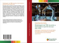 Capa do livro de Modelagem da TME durante a laminação à quente do aço AISI 316L 