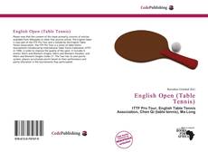Обложка English Open (Table Tennis)