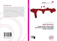 Couverture de Alois Brunner