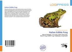 Bookcover of Italian Edible Frog