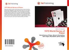 Обложка 1975 World Series of Poker