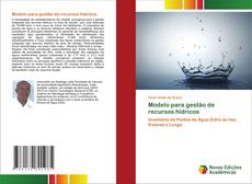 Buchcover von Modelo para gestão de recursos hídricos