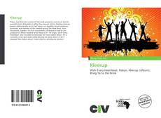 Kleerup kitap kapağı
