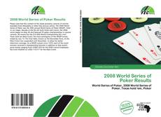 Portada del libro de 2008 World Series of Poker Results