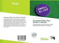 Capa do livro de European Poker Tour Season 7 Results 
