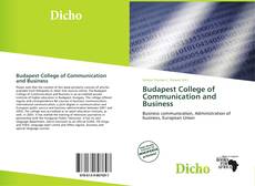 Capa do livro de Budapest College of Communication and Business 