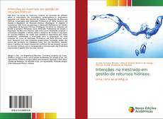 Borítókép a  Intenções no mestrado em gestão de recursos hídricos: - hoz