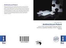 Antihecticum Poterii的封面