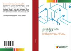 Borítókép a  Identidade formal ou constituição? - hoz
