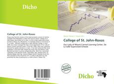 Capa do livro de College of St. John-Roxas 