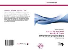Buchcover von Australia National Korfball Team