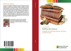 Capa do livro de Política de Leitura 