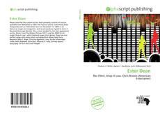 Portada del libro de Ester Dean