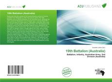 19th Battalion (Australia)的封面
