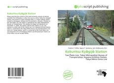 Kokuritsu-Kyōgijō Station kitap kapağı