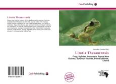Buchcover von Litoria Thesaurensis