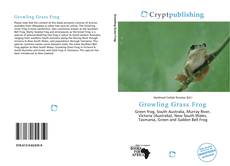 Portada del libro de Growling Grass Frog