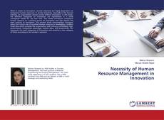 Copertina di Necessity of Human Resource Management in Innovation