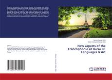 Copertina di New aspects of the Francophonie at Bursa III: Languages & Art