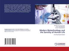 Buchcover von Modern Biotechnology and the Sanctity of Human Life