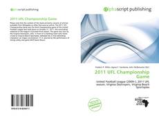 Обложка 2011 UFL Championship Game