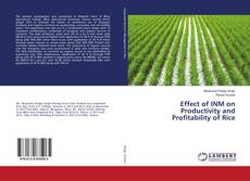 Buchcover von Effect of INM on Productivity and Profitability of Rice