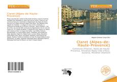 Bookcover of Claret (Alpes-de-Haute-Provence)