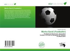 Portada del libro de Marko Savić (Footballer)