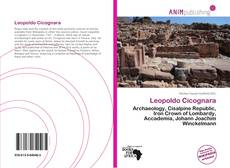 Couverture de Leopoldo Cicognara