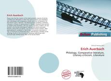 Bookcover of Erich Auerbach
