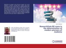 Buchcover von ResearchGate RG score in the determination of modern pioneers of medicine