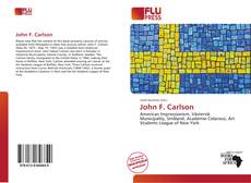 Bookcover of John F. Carlson