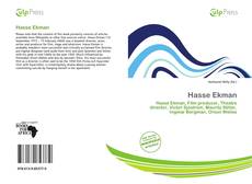 Hasse Ekman kitap kapağı