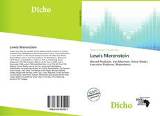Lewis Merenstein kitap kapağı