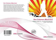Copertina di Don Coleman (Musician)