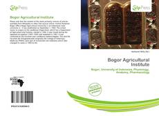 Bogor Agricultural Institute kitap kapağı