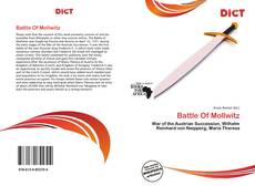 Battle Of Mollwitz kitap kapağı