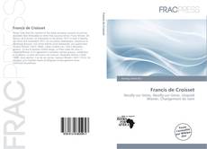 Couverture de Francis de Croisset