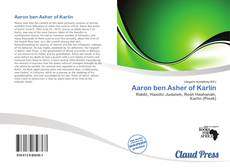 Обложка Aaron ben Asher of Karlin