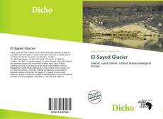 Buchcover von El-Sayed Glacier