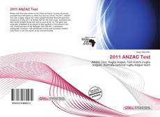 Copertina di 2011 ANZAC Test